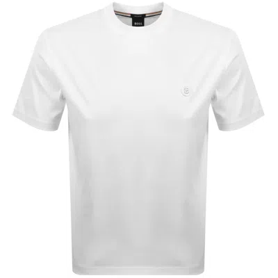 Hugo Boss Boss C Taut 01 Mercerised T Shirt White