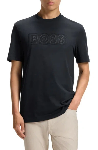 Hugo Boss Boss C-thompson Logo T-shirt In Black