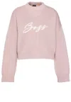 Hugo Boss Boss C_finevra Sweater In Pink