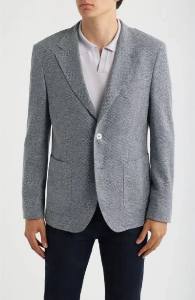 Hugo Boss Boss Camel Jeff Regular Fit Stretch Linen & Cotton Sport Coat In Gray