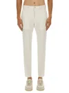 Hugo Boss Tailored Trousers With Pockets And Belt Loops In White