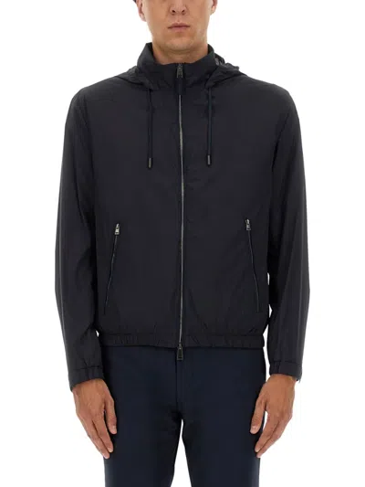 HUGO BOSS BOSS CAMEL WATER-REPELLENT WINDBREAKER JACKET