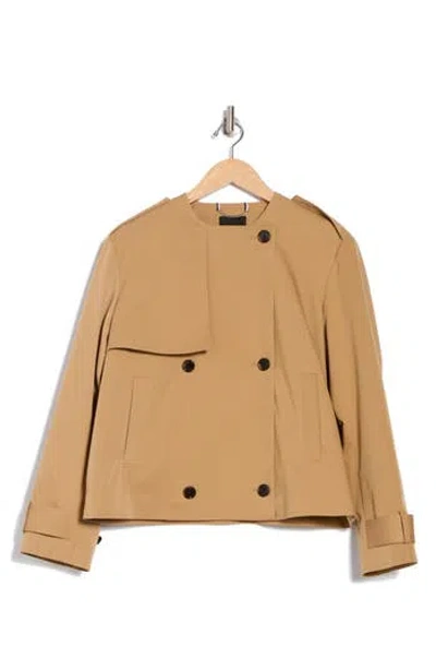 Hugo Boss Boss Camoera Double Breasted Jacket In Brown