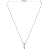 Hugo Boss Boss Candor Bar Necklace Silver In Silver
