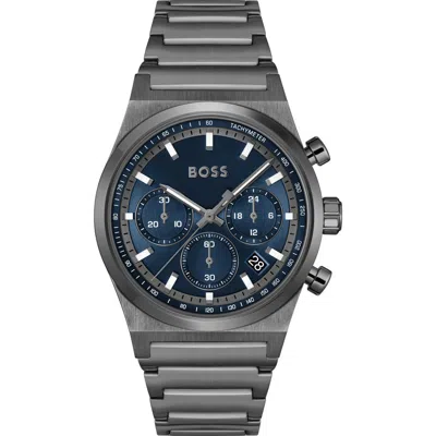 HUGO BOSS BOSS CANDOR CHRONOGRAPH BRACELET WATCH, 41MM