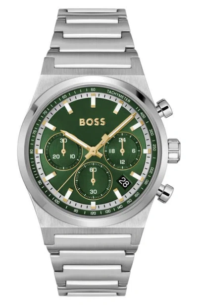 HUGO BOSS BOSS CANDOR CHRONOGRAPH BRACELET WATCH, 41MM