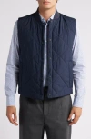 Hugo Boss Boss Canopus Quilted Vest In Blue