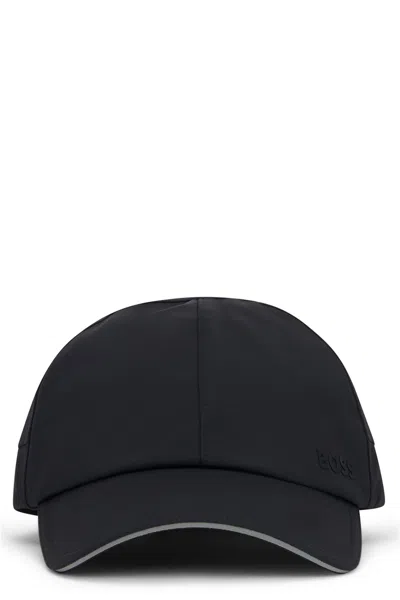 Hugo Boss Boss Cap In Technical Fabric In Black