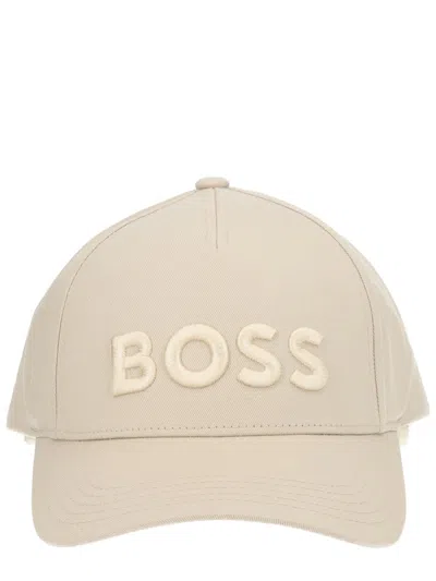 Hugo Boss Boss Cappello Da Baseball Con Logo In Neutral