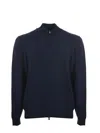 Hugo Boss Boss Cardigan In Virgin Wool In Blue