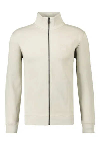 Hugo Boss Boss Cardigan Zestart In Neutral