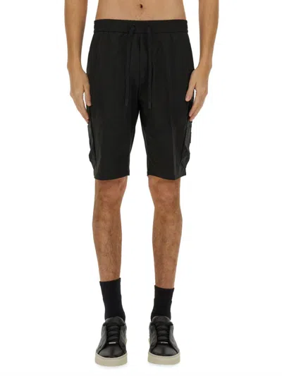 Hugo Boss Boss Cargo Urbanex Shorts In Black