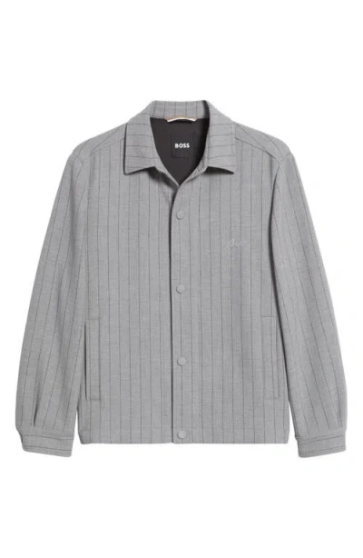 HUGO BOSS BOSS CARPER PINSTRIPE COACH'S JACKET