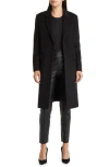 Hugo Boss Boss Catara Virgin Wool & Cashmere Coat In Black
