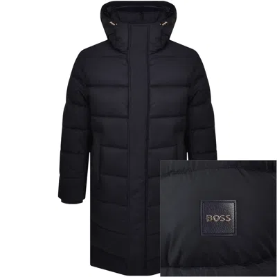 Hugo Boss Boss Cenuto Longline Jacket Blue