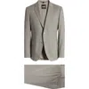 HUGO BOSS BOSS CHECK STRETCH VIRGIN WOOL SUIT