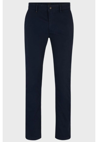 Hugo Boss Boss Chino Trousers_slim In Blu