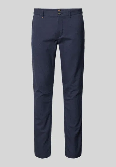 Hugo Boss Boss Chino Trousers_slim In Blu