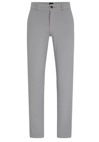 Hugo Boss Boss Chino Trousers_slim In Grigio