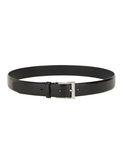 Hugo Boss Boss Cintura Elloy In Pelle In Transparent