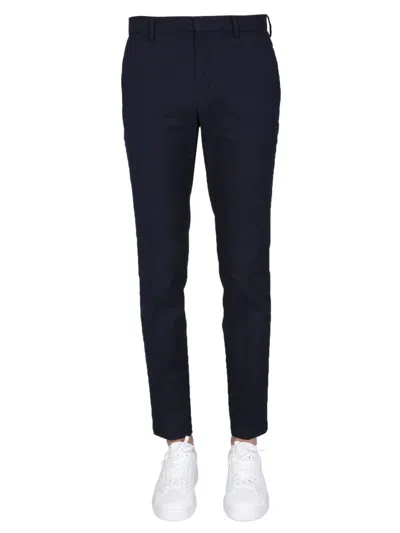 Hugo Boss Boss Classic Regular Fit Trousers For Men In Blue