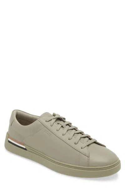 Hugo Boss Boss Clint Tennis Shoes In Medium Beige