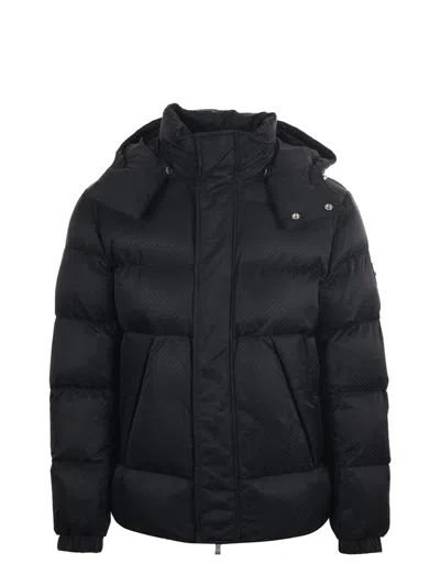 Hugo Boss Boss Jacket In Quilted Nylon In Black