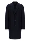 Hugo Boss Tailored Blue Coat With Structured Silhouette In Blue