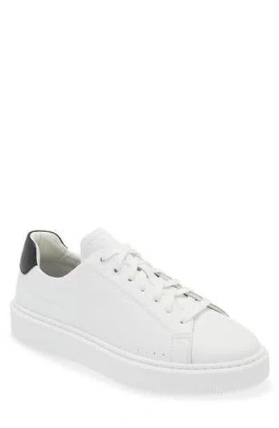 Hugo Boss Boss Colyn Hybrid Leather Sneaker In White