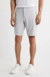 Hugo Boss Boss Commuter Slim Fit Performance Shorts In Gray