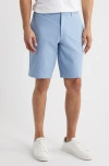 Hugo Boss Boss Commuter Slim Fit Shorts In Open Blue