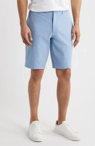 Hugo Boss Boss Commuter Slim Fit Shorts In Open Blue