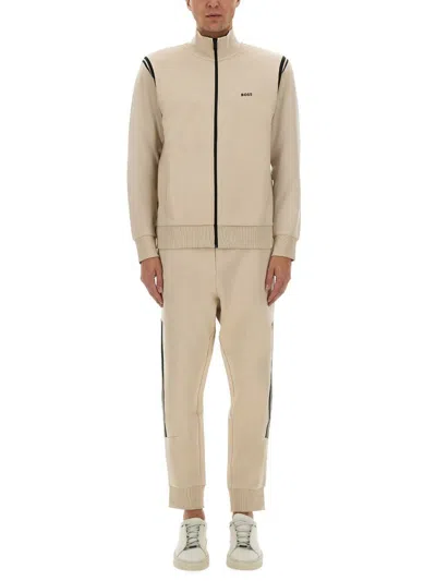 Hugo Boss Boss Coordinated Set In Sand