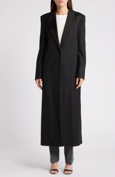 Hugo Boss Boss Corari Longline Coat In Black