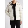 Hugo Boss Corbinian Water Repellent Puffer Jacket In Open White