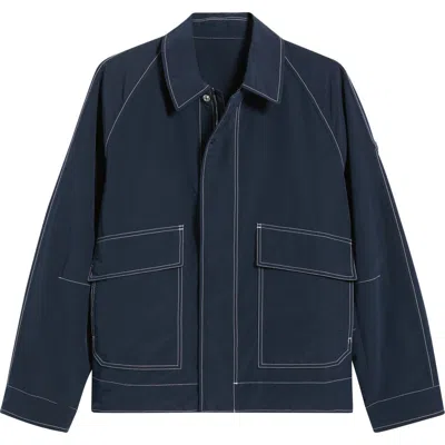 Hugo Boss Boss Corty Zip-up Jacket In Blue