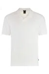 Hugo Boss Boss Cotton And Linen Polo Shirt