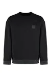 HUGO BOSS BOSS COTTON BLEND CREW-NECK SWEATSHIRT