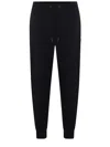 Hugo Boss Logo-print Panelled Cotton Track Pants In Black