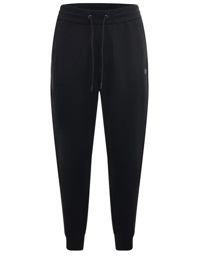 Hugo Boss Boss Cotton Fleece Jogging Pants In Black