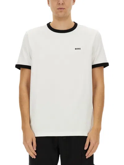 Hugo Boss Boss Cotton Jersey T-shirt In White