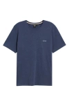 Hugo Boss Boss Cotton Lounge T-shirt In Blue