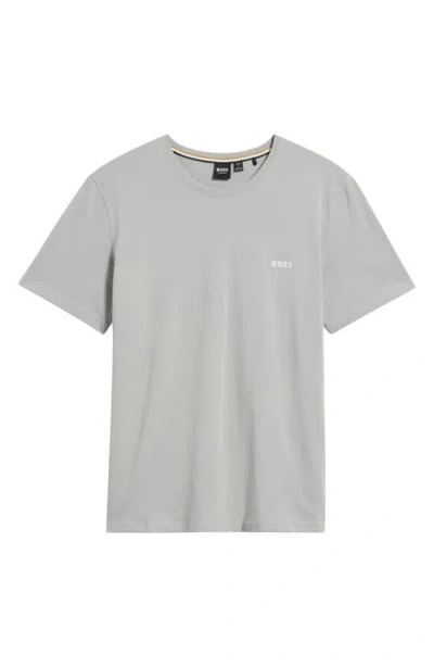 Hugo Boss Boss Cotton Lounge T-shirt In Gray