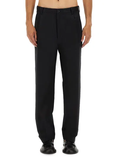 Hugo Boss Boss Cotton Pants In Black