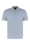 Hugo Boss Textured Polo Shirt In Blue