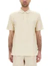 Hugo Boss Boss Cotton Polo In Neutral