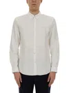 Hugo Boss Boss Cotton Shirt In White