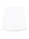 Hugo Boss Boss Cotton Shorts In White