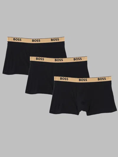 Hugo Boss Boss Cotton Stretch Boxer Briefs In Black