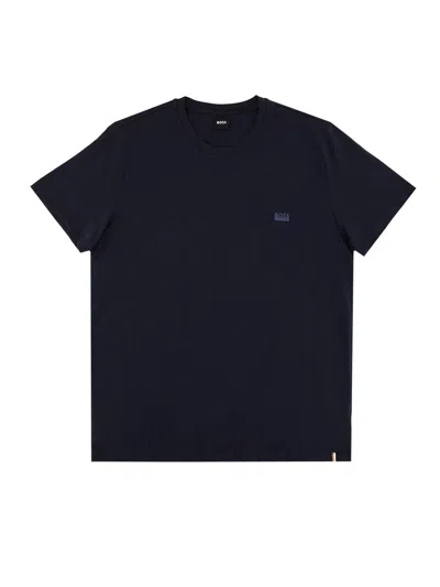 Hugo Boss Boss Cotton T-shirt In Black